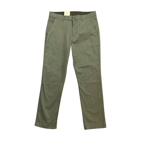English Laundry Pants Mens 33 Ivy Green Straight Leg 5 Pocket Chino Trouser - Picture 1 of 10